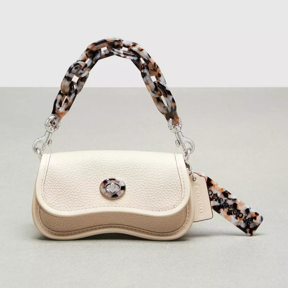 Nwt Coachtopia Mini Wavy Dinky Bag in Coachtopia Lthr